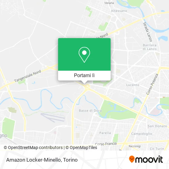 Mappa Amazon Locker-Minello