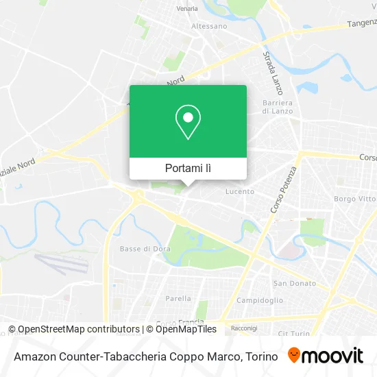 Mappa Amazon Counter-Tabaccheria Coppo Marco