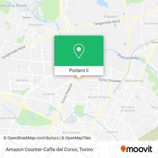 Mappa Amazon Counter-Caffe del Corso