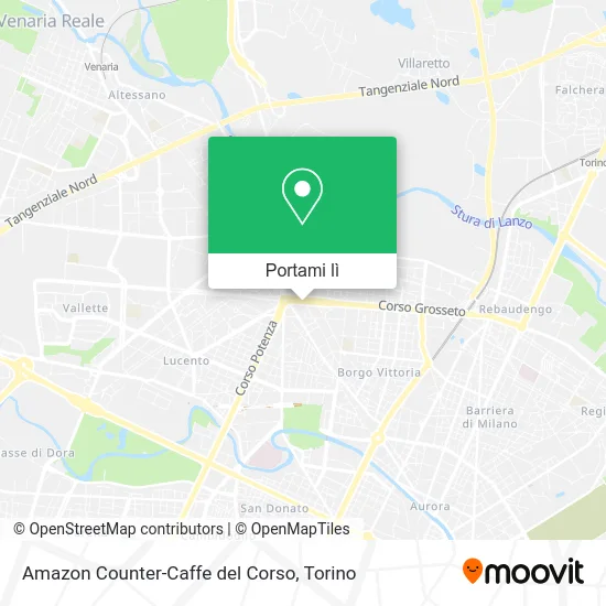 Mappa Amazon Counter-Caffe del Corso