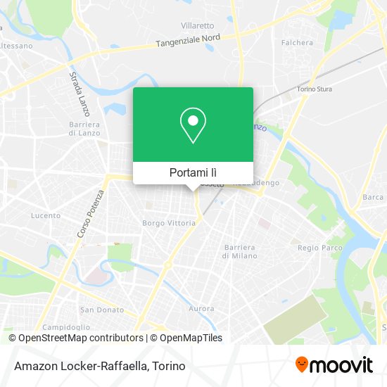 Mappa Amazon Locker-Raffaella