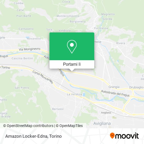 Mappa Amazon Locker-Edna