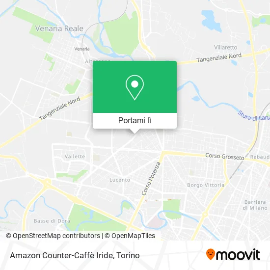 Mappa Amazon Counter-Caffè Iride