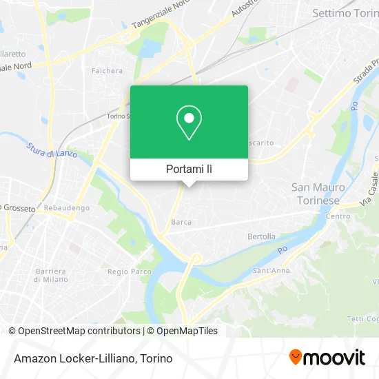 Mappa Amazon Locker-Lilliano