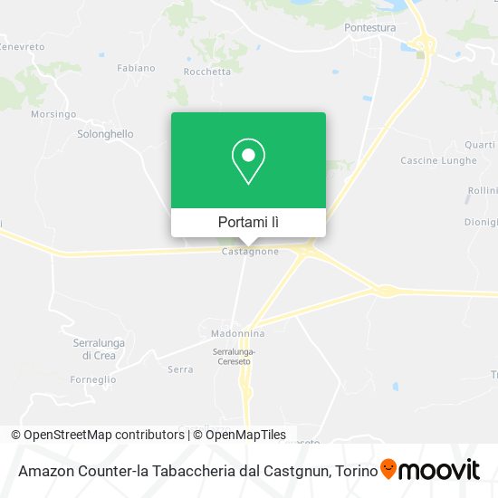 Mappa Amazon Counter-la Tabaccheria dal Castgnun