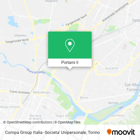 Mappa Compa Group Italia -Societa' Unipersonale