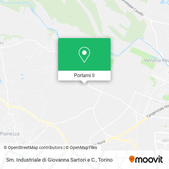 Mappa Sm. Industriale di Giovanna Sartori e C.