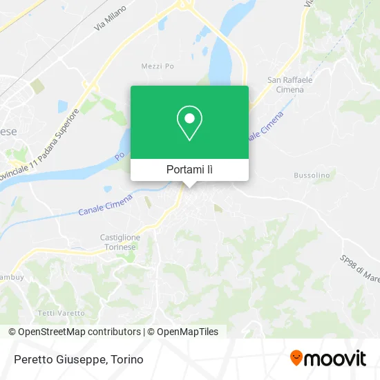 Mappa Peretto Giuseppe