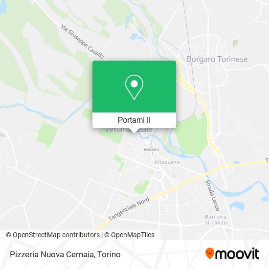 Mappa Pizzeria Nuova Cernaia