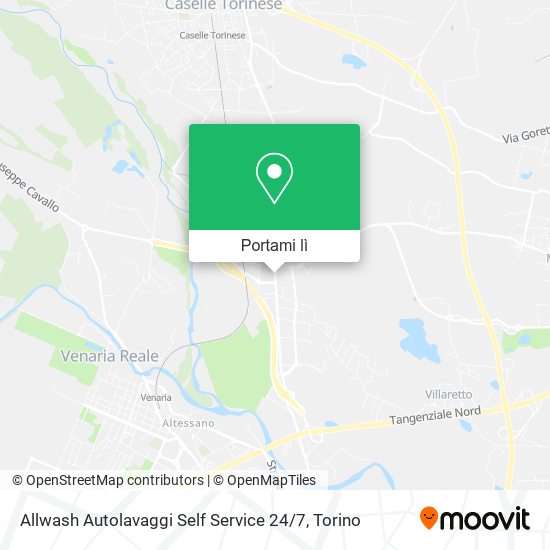 Mappa Allwash Autolavaggi Self Service 24 / 7