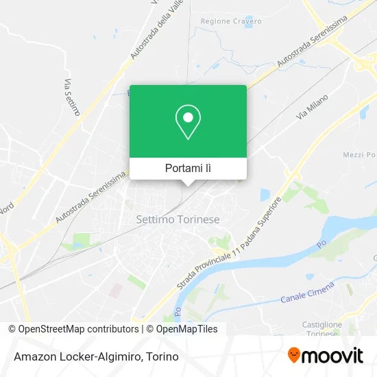 Mappa Amazon Locker-Algimiro