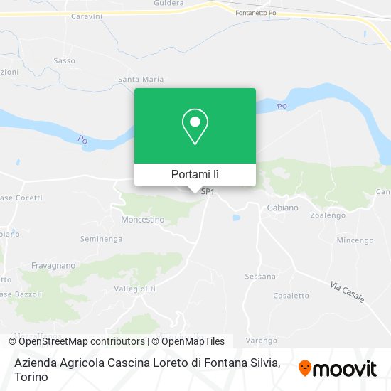 Mappa Azienda Agricola Cascina Loreto di Fontana Silvia