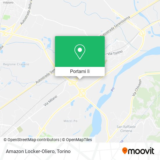 Mappa Amazon Locker-Oliero