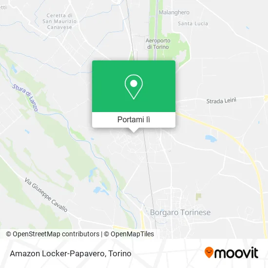 Mappa Amazon Locker-Papavero