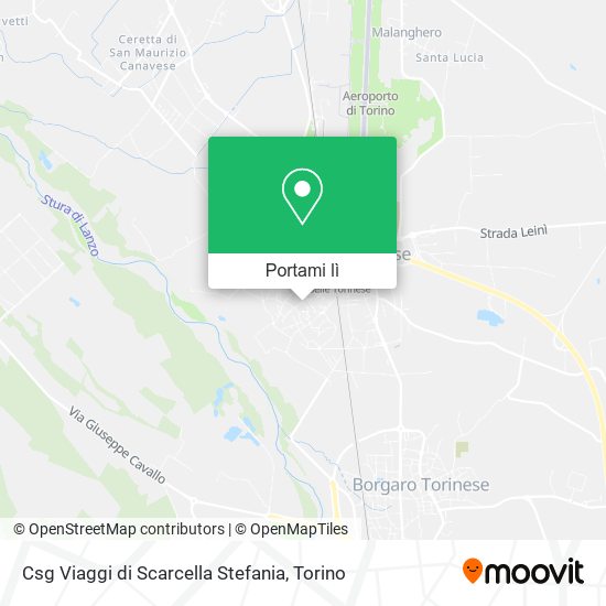Mappa Csg Viaggi di Scarcella Stefania