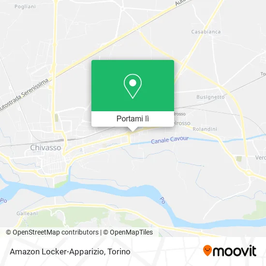 Mappa Amazon Locker-Apparizio