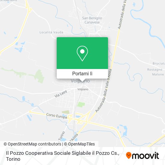 Mappa Il Pozzo Cooperativa Sociale Siglabile il Pozzo Cs.