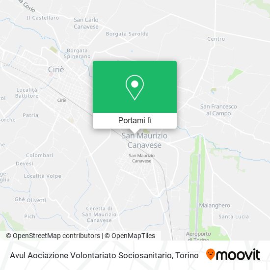 Mappa Avul Aociazione Volontariato Sociosanitario