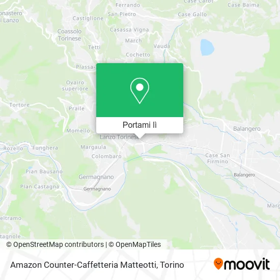 Mappa Amazon Counter-Caffetteria Matteotti