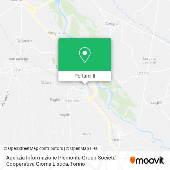 Mappa Agenzia Informazione Piemonte Group-Societa' Cooperativa Giorna Listica