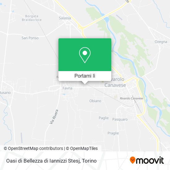 Mappa Oasi di Bellezza di Iannizzi Stesj