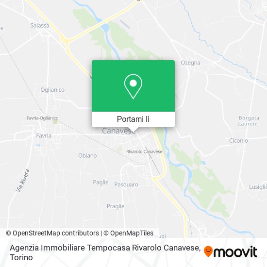 Mappa Agenzia Immobiliare Tempocasa Rivarolo Canavese