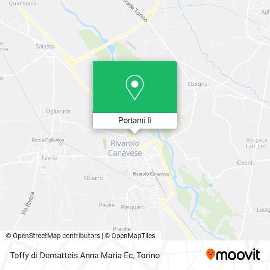 Mappa Toffy di Dematteis Anna Maria Ec