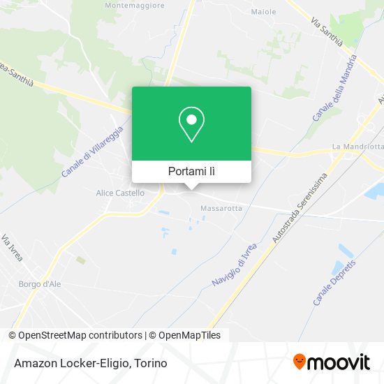 Mappa Amazon Locker-Eligio