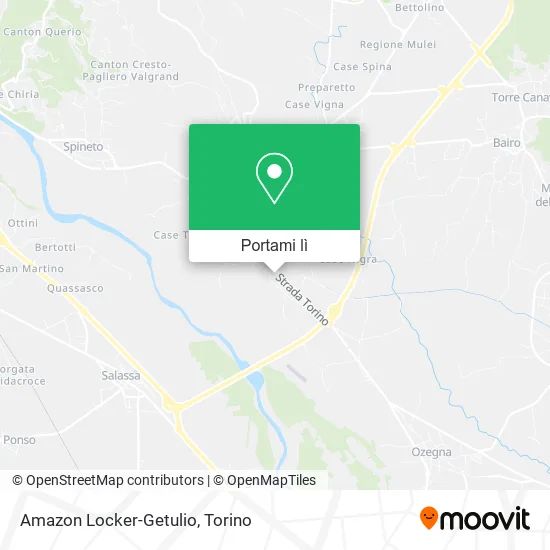 Mappa Amazon Locker-Getulio