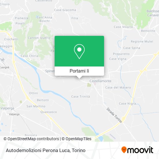 Mappa Autodemolizioni Perona Luca