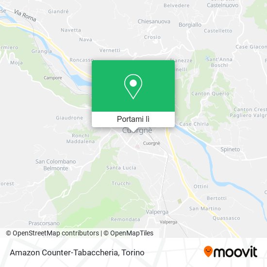 Mappa Amazon Counter-Tabaccheria