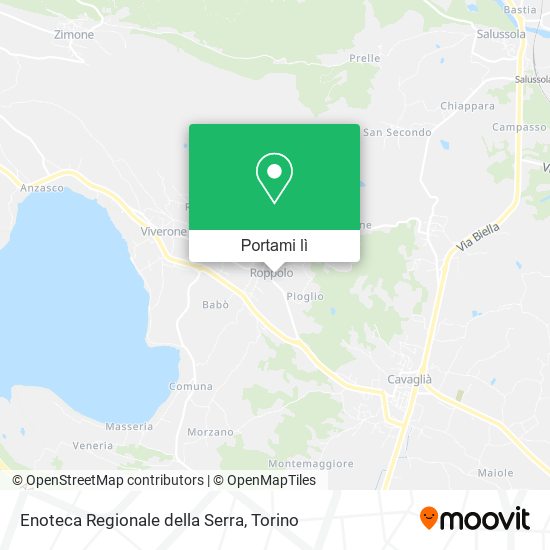 Mappa Enoteca Regionale della Serra