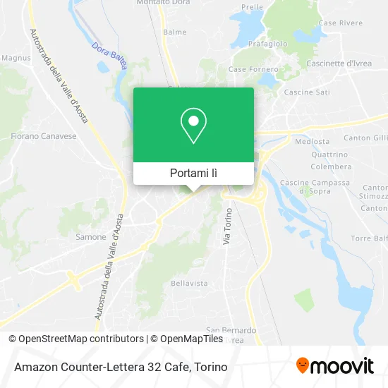 Mappa Amazon Counter-Lettera 32 Cafe