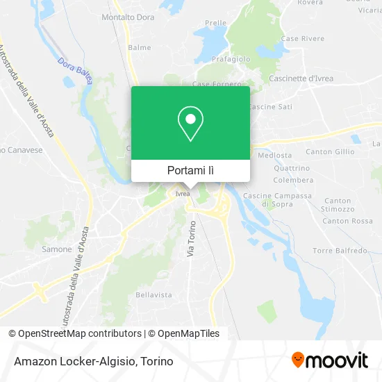 Mappa Amazon Locker-Algisio