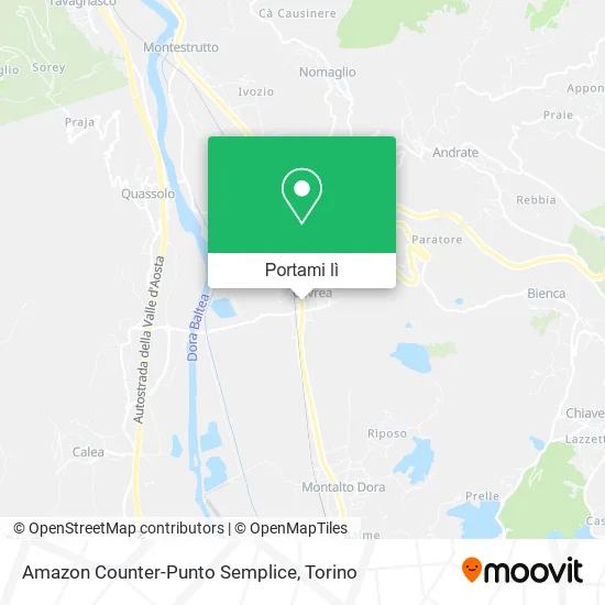 Mappa Amazon Counter-Punto Semplice