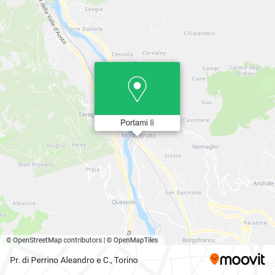Mappa Pr. di Perrino Aleandro e C.