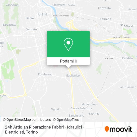 Mappa 24h Artigian Riparazione Fabbri - Idraulici - Elettricisti