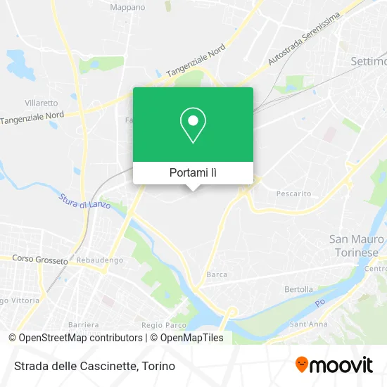 Mappa Strada delle Cascinette