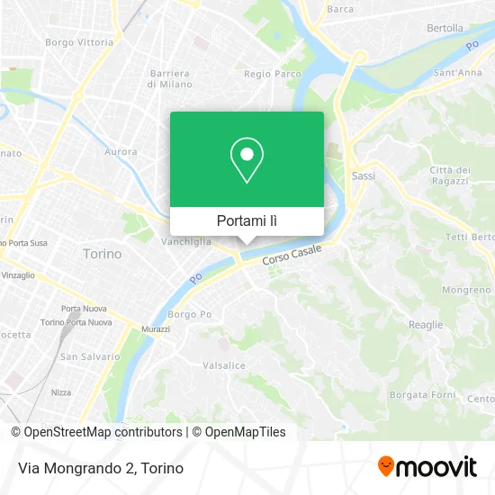 Mappa Via Mongrando 2