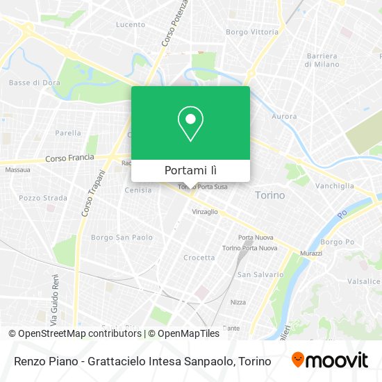 Mappa Renzo Piano - Grattacielo Intesa Sanpaolo
