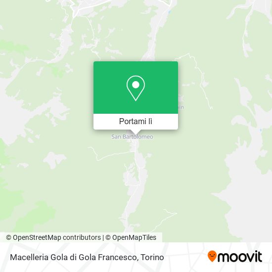 Mappa Macelleria Gola di Gola Francesco