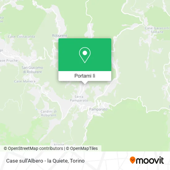 Mappa Case sull'Albero - la Quiete