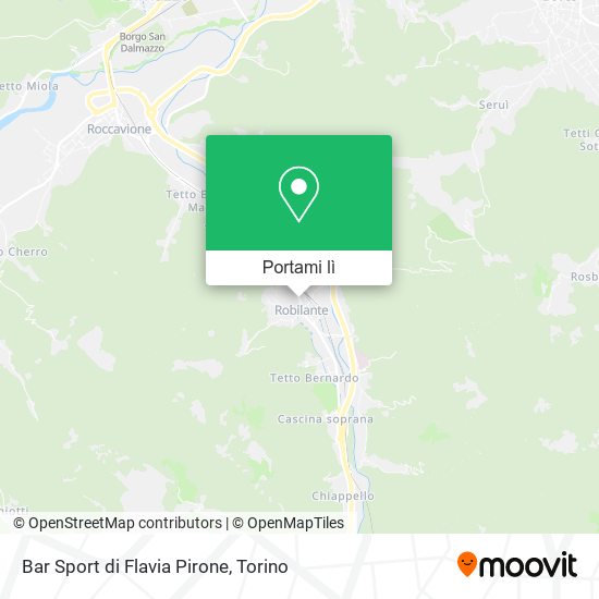 Mappa Bar Sport di Flavia Pirone