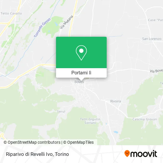 Mappa Riparivo di Revelli Ivo