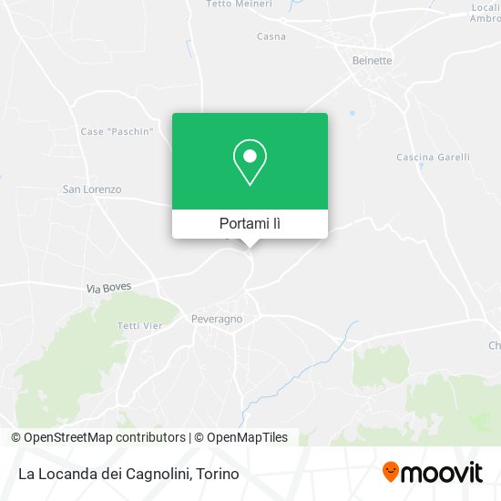 Mappa La Locanda dei Cagnolini
