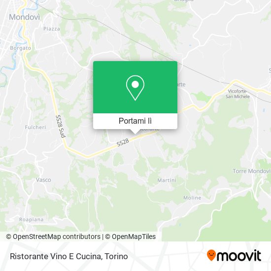 Mappa Ristorante Vino E Cucina