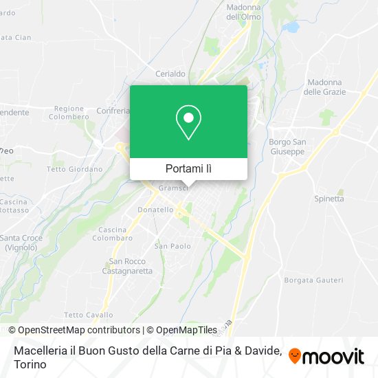 Mappa Macelleria il Buon Gusto della Carne di Pia & Davide