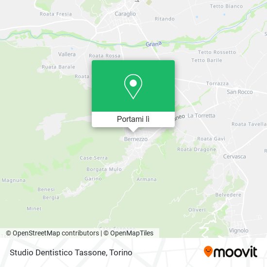 Mappa Studio Dentistico Tassone