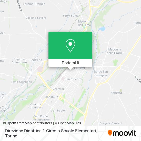 Mappa Direzione Didattica 1 Circolo Scuole Elementari