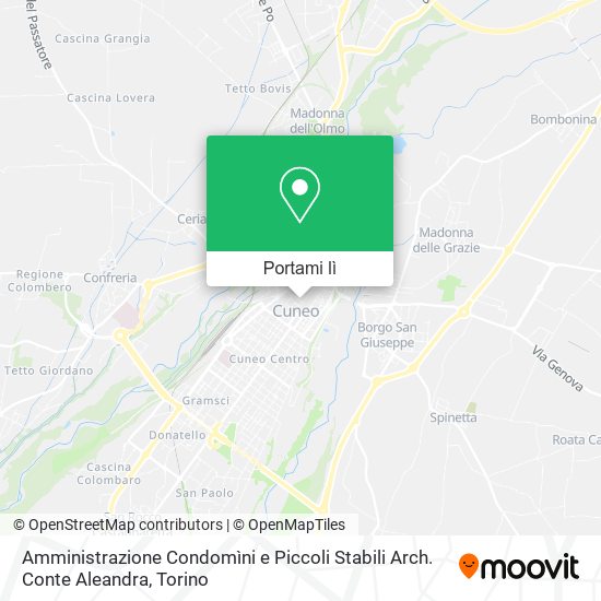 Mappa Amministrazione Condomìni e Piccoli Stabili Arch. Conte Aleandra